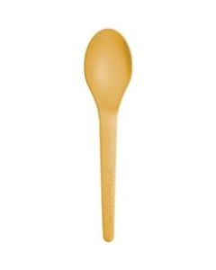Eco-Products Plantware Spoons, 6in, Yellow, Pack Of 1,000 Spoons