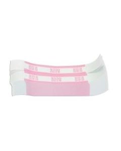 Currency Straps, Pink, $250, Pack Of 1,000