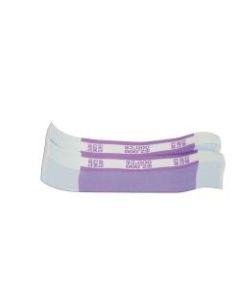 Currency Straps, Violet, $2,000, Pack Of 1,000