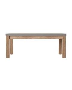 Southern Enterprises Sarsden Coffee Table, 18inH x 44-1/4inW x 22-1/4inD, Cement