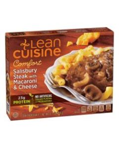 Lean Cuisine Comfort Salisbury Steak With Macaroni & Cheese, 9.5 Oz, Box Of 3 Meals