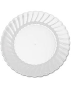 Classicware WNA Comet Hvywt Plastic Clear Plates - 6in Diameter Plate - Polystyrene, Plastic - Disposable - Clear - 12 Piece(s) / Pack