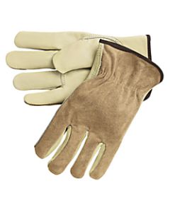 Memphis Glove Premium-Grade Leather Unlined Driving Gloves, Medium, Pack Of 12 Pairs