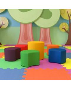Flash Furniture Soft Seating Collaborative Flower Set, Yellow