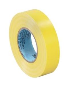 Tape Logic 6180 Electrical Tape, 1.25in Core, 0.75in x 60ft, Yellow, Case Of 10