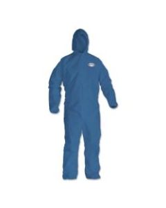 Kimberly-Clark Professional KleenGuard A20 Microforce Particle Protection Coveralls, KS, 2X, Denim Blue, Pack Of 24 Coveralls