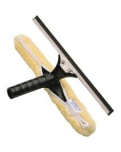 Ettore Stainless BackFlip Cleaning Tool - 10in Blade - Grooved Handle, Heavy Duty - Stainless Steel