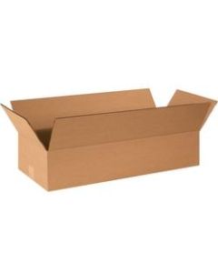 Office Depot Brand Corrugated Boxes, 4inH x 10inW x 26inD, Kraft, Pack Of 25