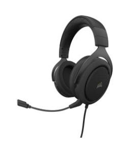 CORSAIR Gaming HS50 PRO STEREO - Headset - full size - wired - 3.5 mm jack - carbon