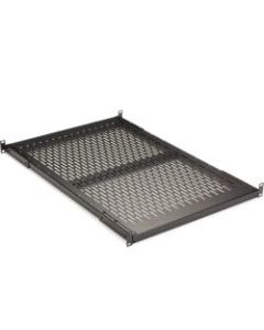 Black Box Fixed Vented Server Shelf, 27 1/4inD, for 19in Rails - For Server19in Rack Width - Rack-mountable - 150 lb Maximum Weight Capacity - TAA Compliant