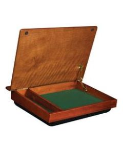 LapGear Schoolhouse Lap Desk, 3.5inH x 19.1inW x 14.5inD, Mahogany