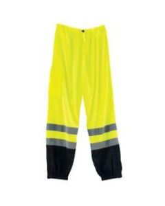 Ergodyne GloWear 8910 Class E Polyester Hi-Vis Pants, Small/Medium, Lime/Black
