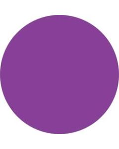 Tape Logic Inventory Circle Labels, DL614M, 3in, Purple, Pack Of 500