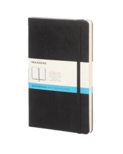 Moleskine Classic Hard Cover Notebook, 5in x 8-1/4in, Ruled, 120 Sheets, Black