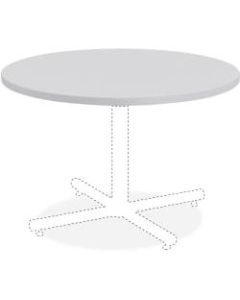 Lorell Hospitality Round Table Top, 36inW, Light Gray