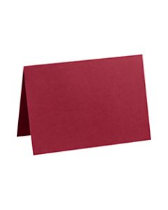 LUX Folded Cards, A7, 5 1/8in x 7in, Garnet Red, Pack Of 250