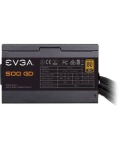 EVGA 500 GD Power Supply - Internal - 120 V AC, 230 V AC Input - 3.3 V DC @ 20 A, 5 V DC @ 20 A, 12 V DC @ 41.6 A, 12 V DC @ 300 mA, 5 V DC @ 2.5 A Output - 500 W - 1 +12V Rails - 1 Fan(s) - 92% Efficiency