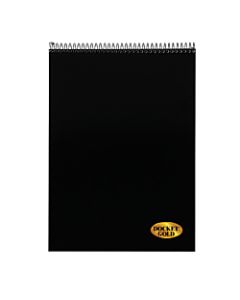 TOPS Docket Gold Wirebound Writing Pad, 8 1/2in x 11in, Legal Ruled, 70 Sheets, White