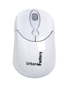 Urban Factory  USB Optical Crazy Mouse, White