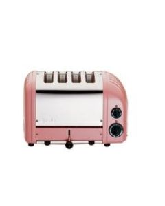 Dualit NewGen Extra-Wide Slot Toaster, 4-Slice, Petal Pink