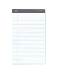 Office Depot Brand Professional Legal Pad, 8 1/2in x 14in, White, Legal Ruled, 50 Sheets, 4 Pads/Pack