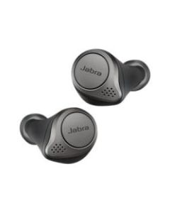Jabra Elite 75t - True wireless earphones with mic - in-ear - Bluetooth - active noise canceling - noise isolating - titanium black
