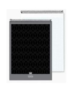 Office Depot Brand Professional Top Wirebound Quad-Ruled Legal Pad, 8 1/2in x 11 3/4in, White, 70 Sheets