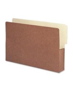 Smead Redrope End-Tab File Pockets, Legal Size, 3 1/2in Expansion, 30% Recycled, Redrope, Box Of 10