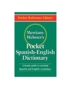 Merriam-Websters Pocket Spanish - English Dictionary