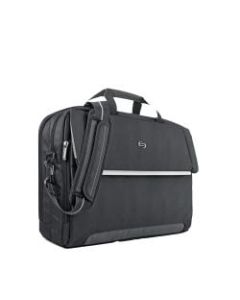 Solo New York Chrysler Briefcase For 17.3in Laptops, Black