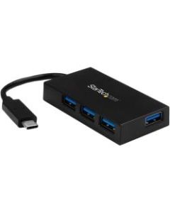 StarTech.com 4 Port USB C Hub - USB-C to 4x USB-A USB 3.0/3.1 Gen 1 SuperSpeed 5Gbps - USB Bus or Self Powered - BC 1.2 Charging Hub - 4-Port USB-C hub - USB Type-C host to 4x USB-A ports Hub SuperSpeed 5Gbps USB 3.1/3.2 Gen 1