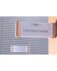 ALBA Document Holder For Walls And Doors, 4inH x 10 1/8inW