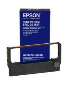 Epson ERC-23BR Black/Red Fabric Ribbon
