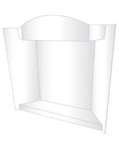 Geographics RoyalBrites 3-D Display Board - Corrugated, Lightweight, Eco-friendly, Tri-fold, Shelf, Portable, Smooth, Durable - 12 / Carton