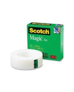 Scotch Magic Tape, 0.75in x 83.33ft, Clear