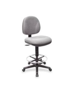 Lorell Millenia Pneumatic Task Stool, Gray