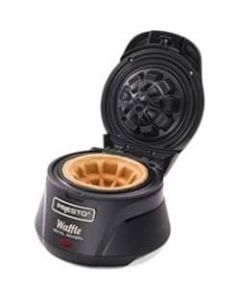 Presto Belgian Waffle Bowl Maker, Black