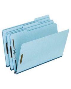 Pendaflex Pressboard Expanding Folders, 1in Expansion, 8 1/2in x 14in, Legal Size, 30% Recycled, Light Blue, Box Of 25 Folders