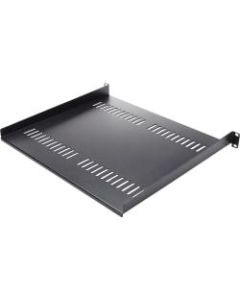StarTech.com 1U Vented Server Rack Cabinet Shelf - Fixed 16in Deep Cantilever Rackmount Tray for 19in Data/AV/Network Enclosure w/Cage Nuts