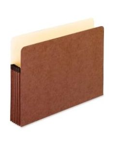 Pendaflex Extra-Strong Acid-Free File Pockets, Letter Size, 5 1/4in Expansion, 30% Recycled, Red, Box Of 50