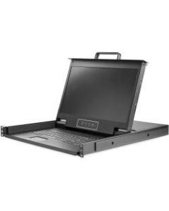 StarTech.com 17 HD Rackmount KVM Console - 1 Port VGA - Rackmount LCD Monitor - Cables and Mounting Brackets Included