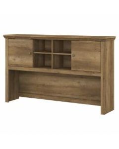 Bush Furniture Yorktown 60inW Desk Hutch, Reclaimed Pine, Standard Delivery
