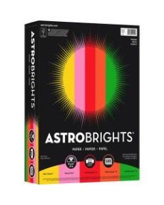 Astrobrights Colored Paper, 8.5in x 11in, 24 Lb, Vintage Assortment, 500 Sheets