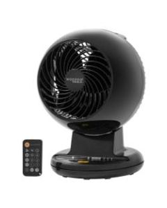 IRIS Woozoo C15T Compact Oscillating Desk Fan, 11-15/16inH x 8inW x 8-11/16inD, Black