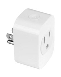 eco4life Smart Home WiFi Outlet Plug - 120 V AC / 10 A - Alexa, Google Assistant Supported - White