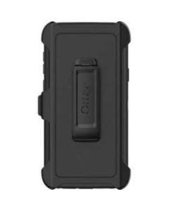OtterBox Defender Carrying Case Holster Samsung Galaxy S9+ Smartphone - Black - Polycarbonate Shell, Silicone, Synthetic Rubber Cover - Belt Clip