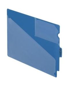 Pendaflex Poly End-Tab Out Guides, Letter Size, Blue, Box Of 50