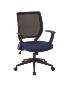 Office Star Work Smart Mesh Task Chair, Navy/Black