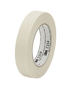3M 2214 Masking Tape, 3in x 60 Yd., Natural, Case Of 12