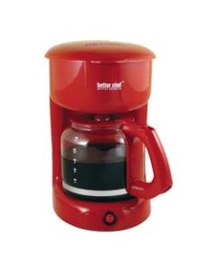 Better Chef 12-Cup Coffeemaker, Red